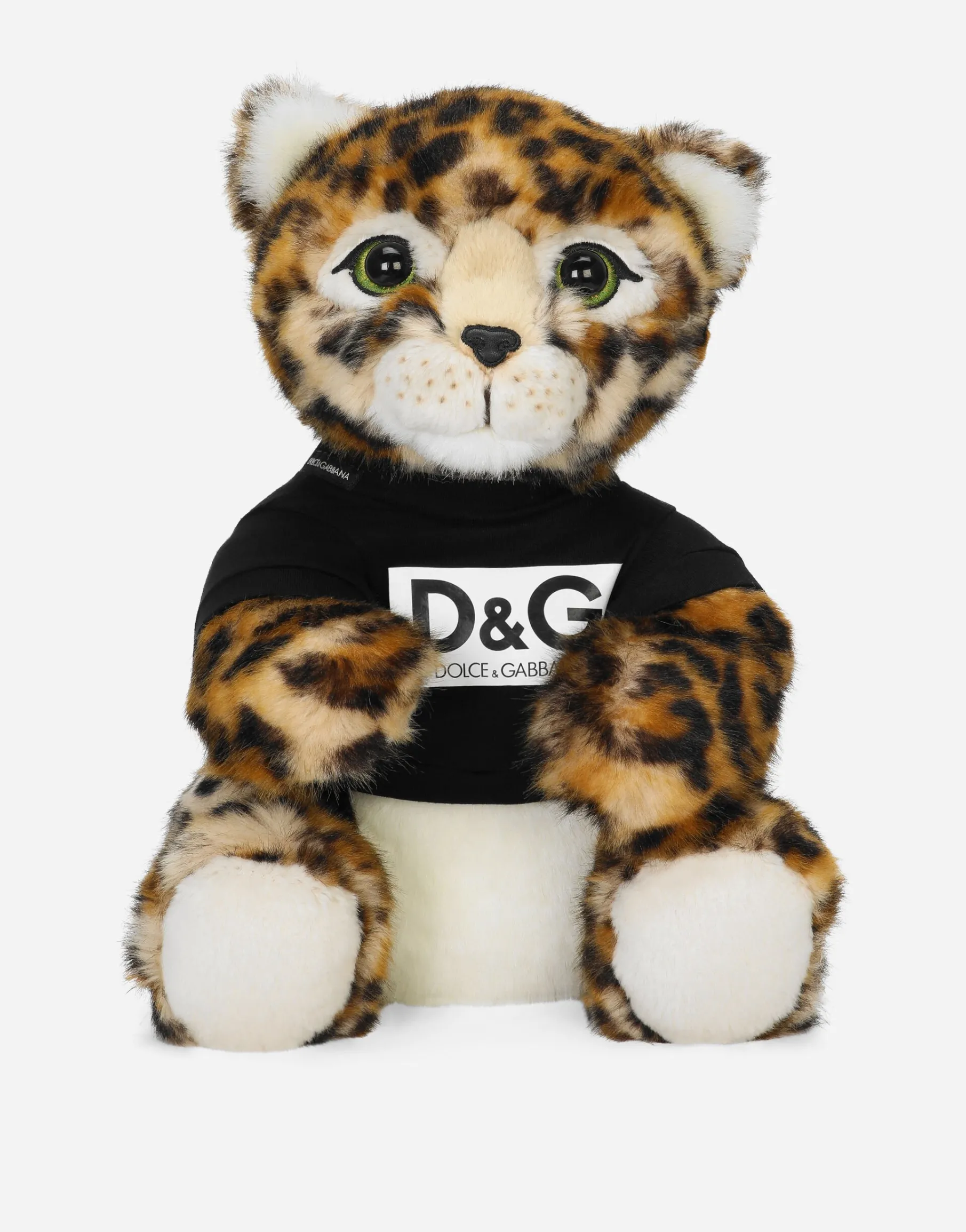 Leopard mascot soft toy