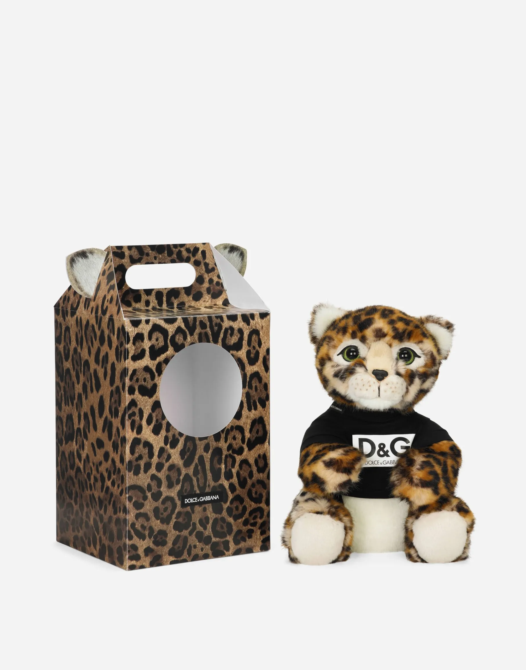 Leopard mascot soft toy