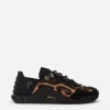Leopard-print cotton NS1 slip-on sneakers