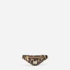 Leopard-print Crespo toiletry bag with branded plate