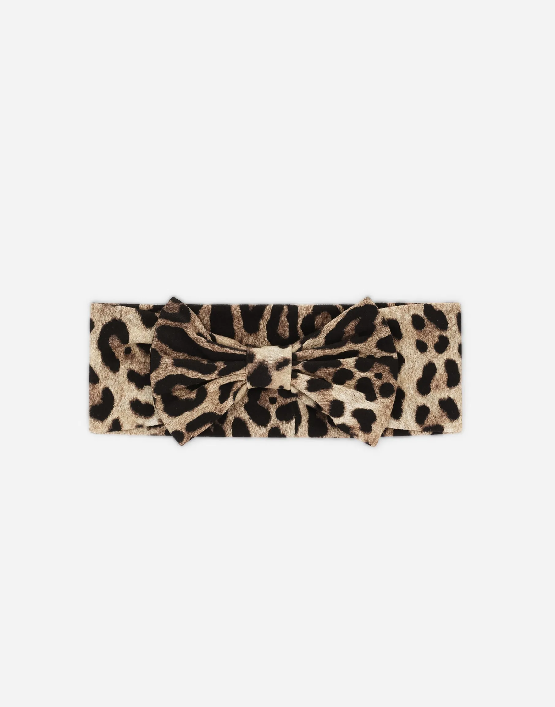 Leopard-print interlock band