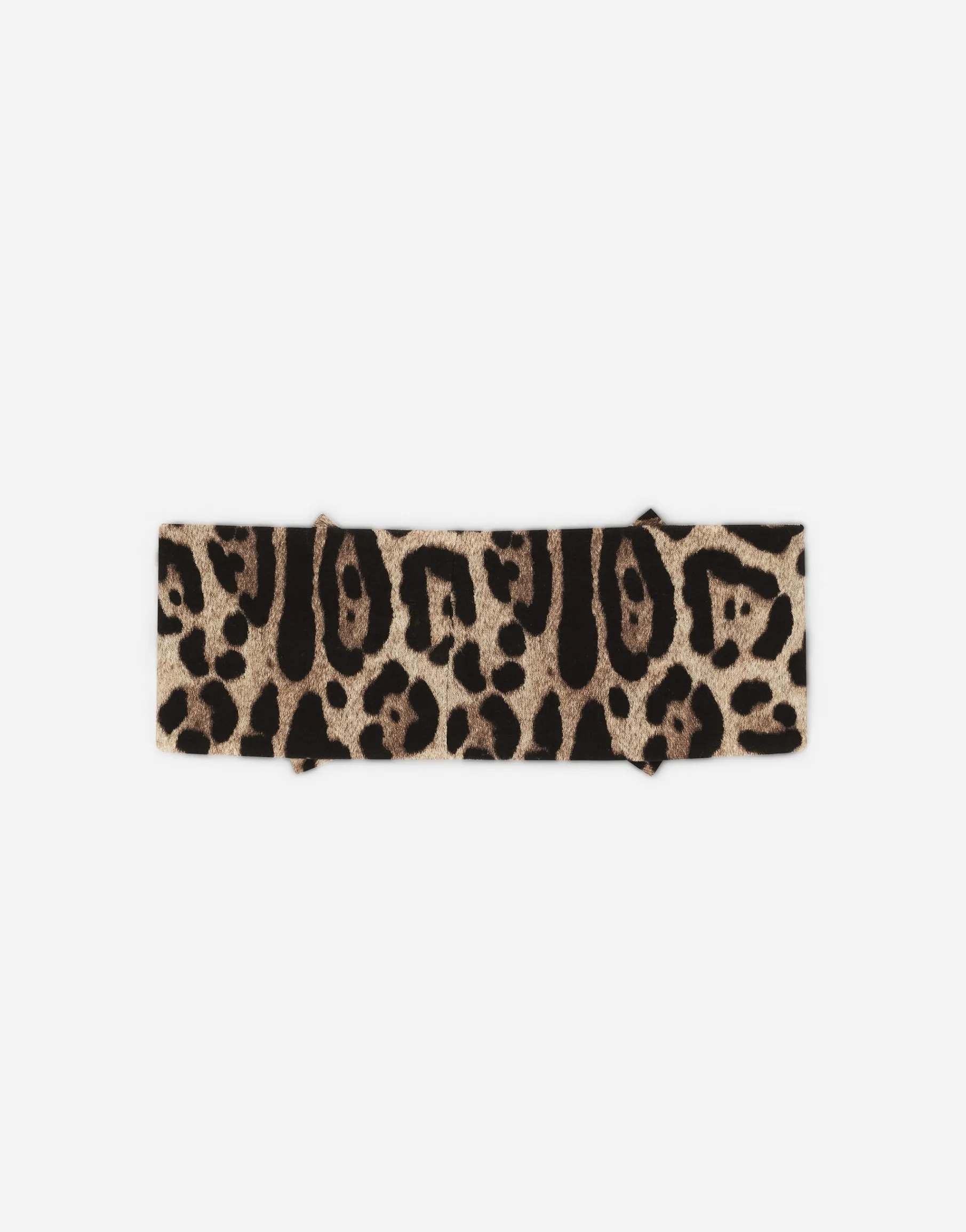 Leopard-print interlock band