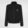 Light nylon jacket with branded tag