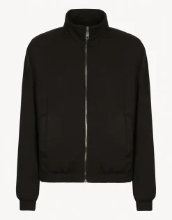 Light nylon jacket with branded tag