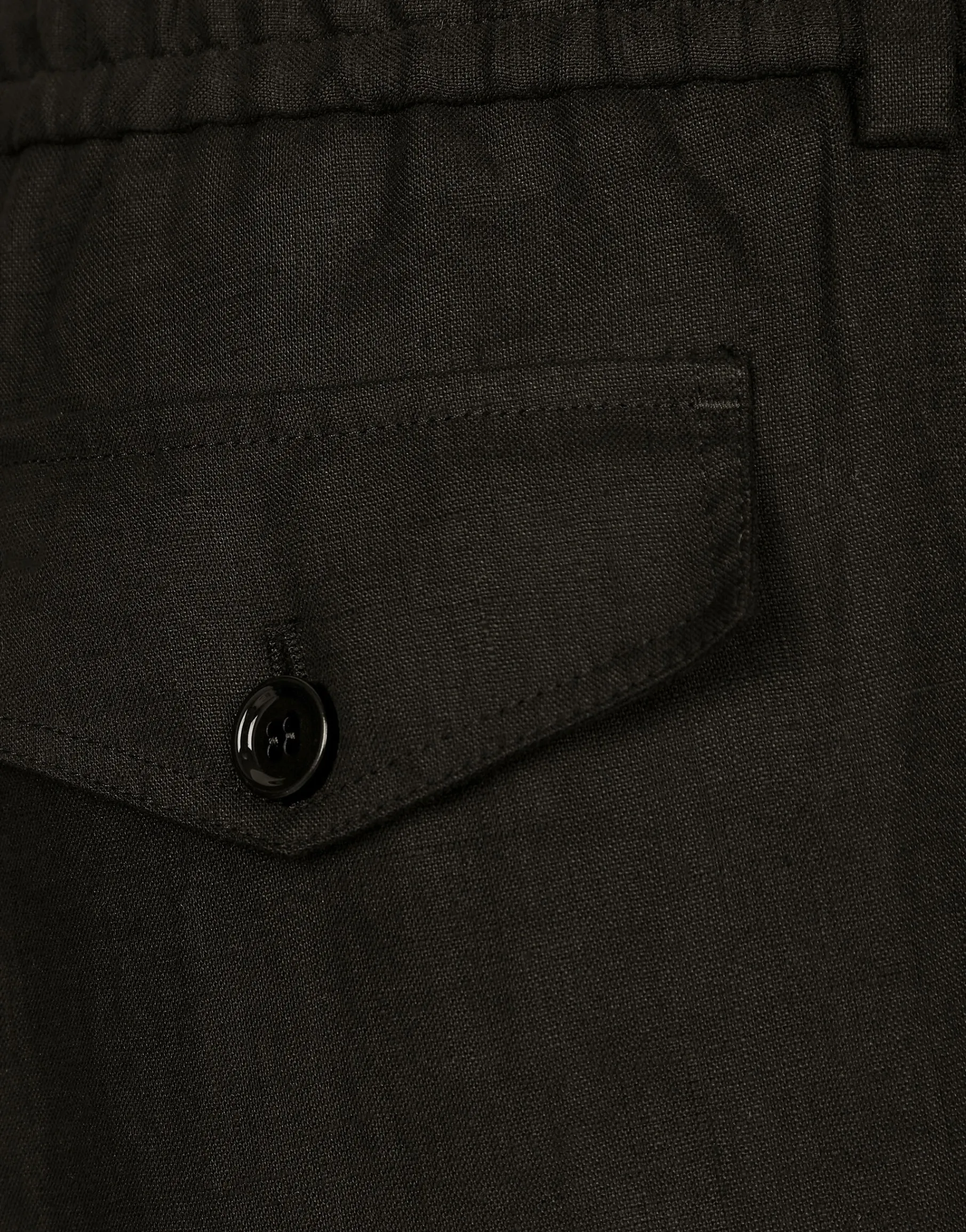 Linen cargo shorts