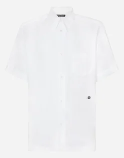 Linen Hawaiian shirt with DG hardware