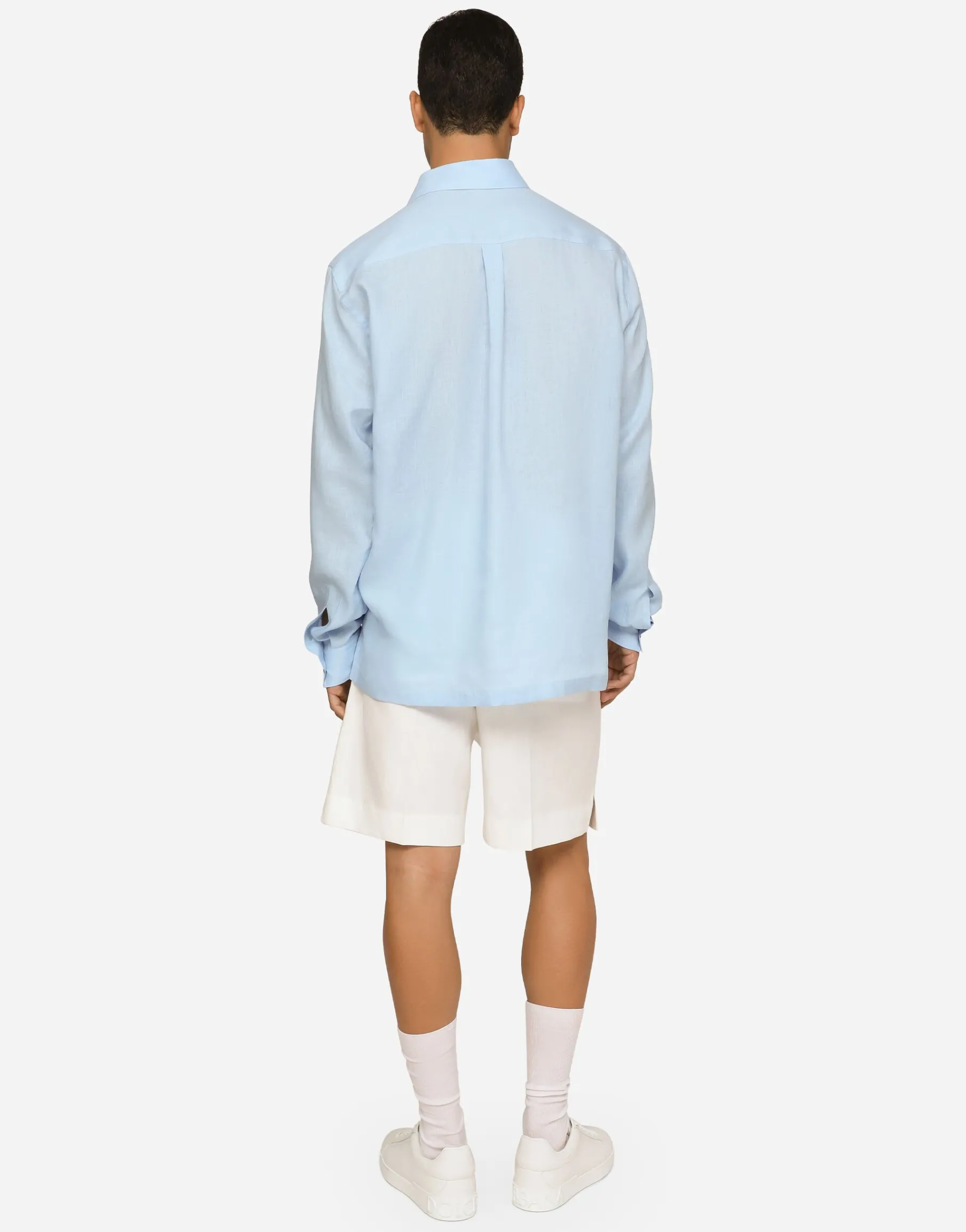 Linen Hawaiian shirt with DG hardware