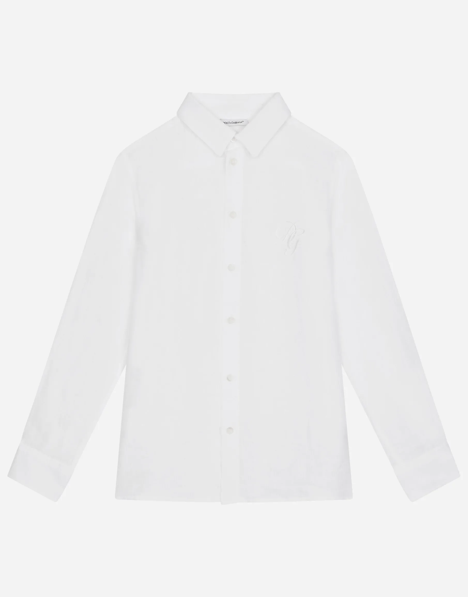 Linen shirt with DG embroidery