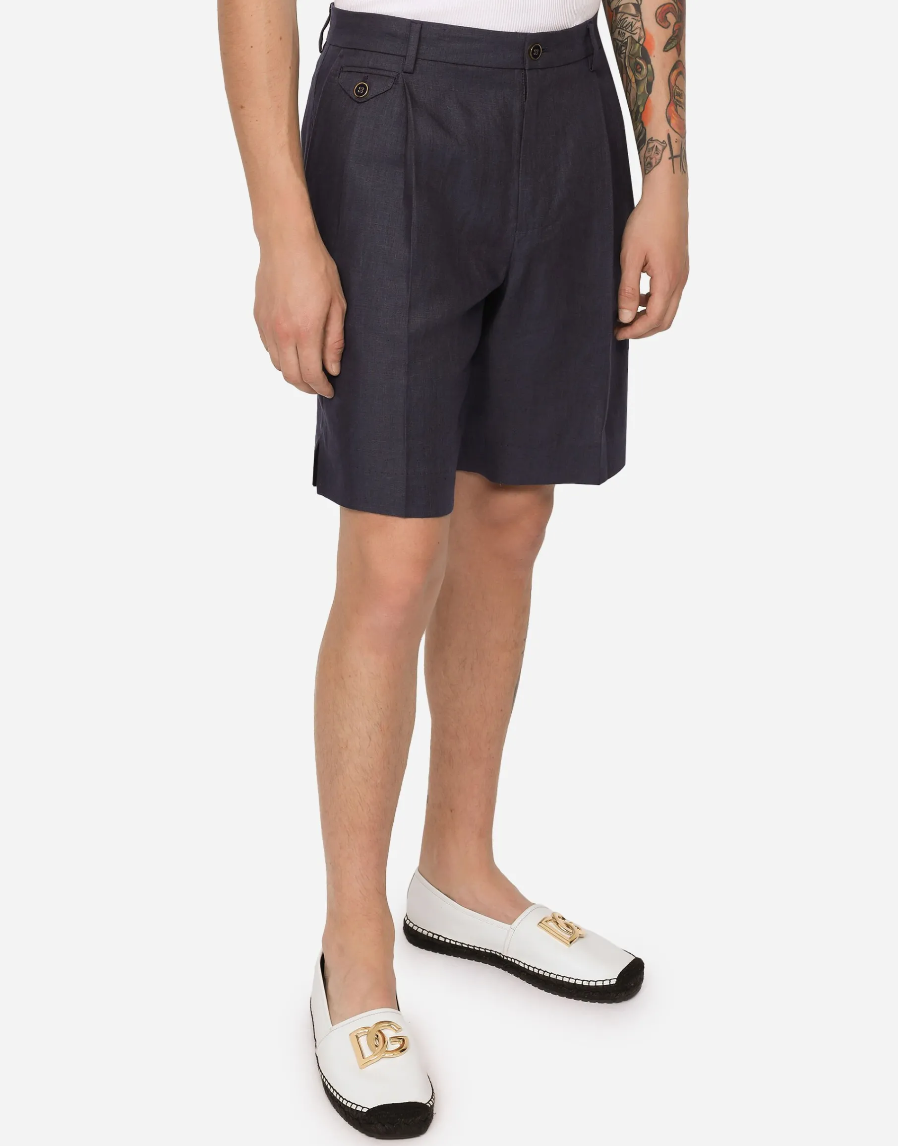 Linen shorts