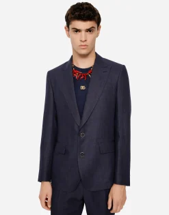 Linen Sicilia-fit jacket