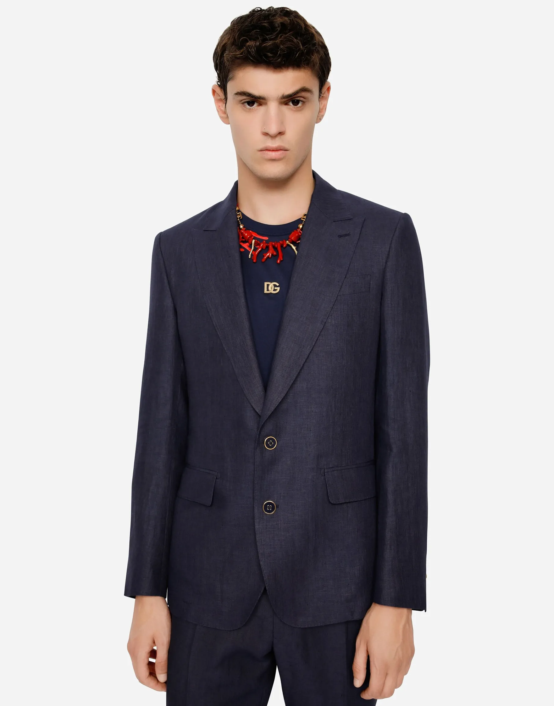 Linen Sicilia-fit jacket