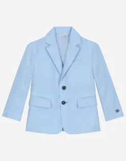 Linen single-breasted suit