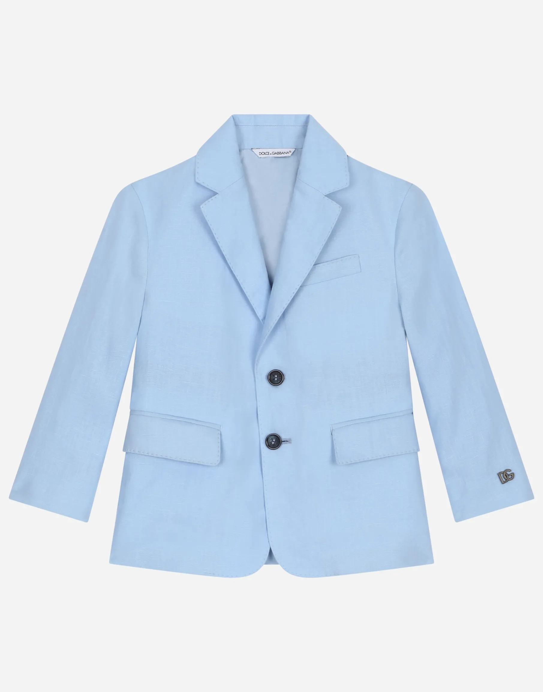 Linen single-breasted suit
