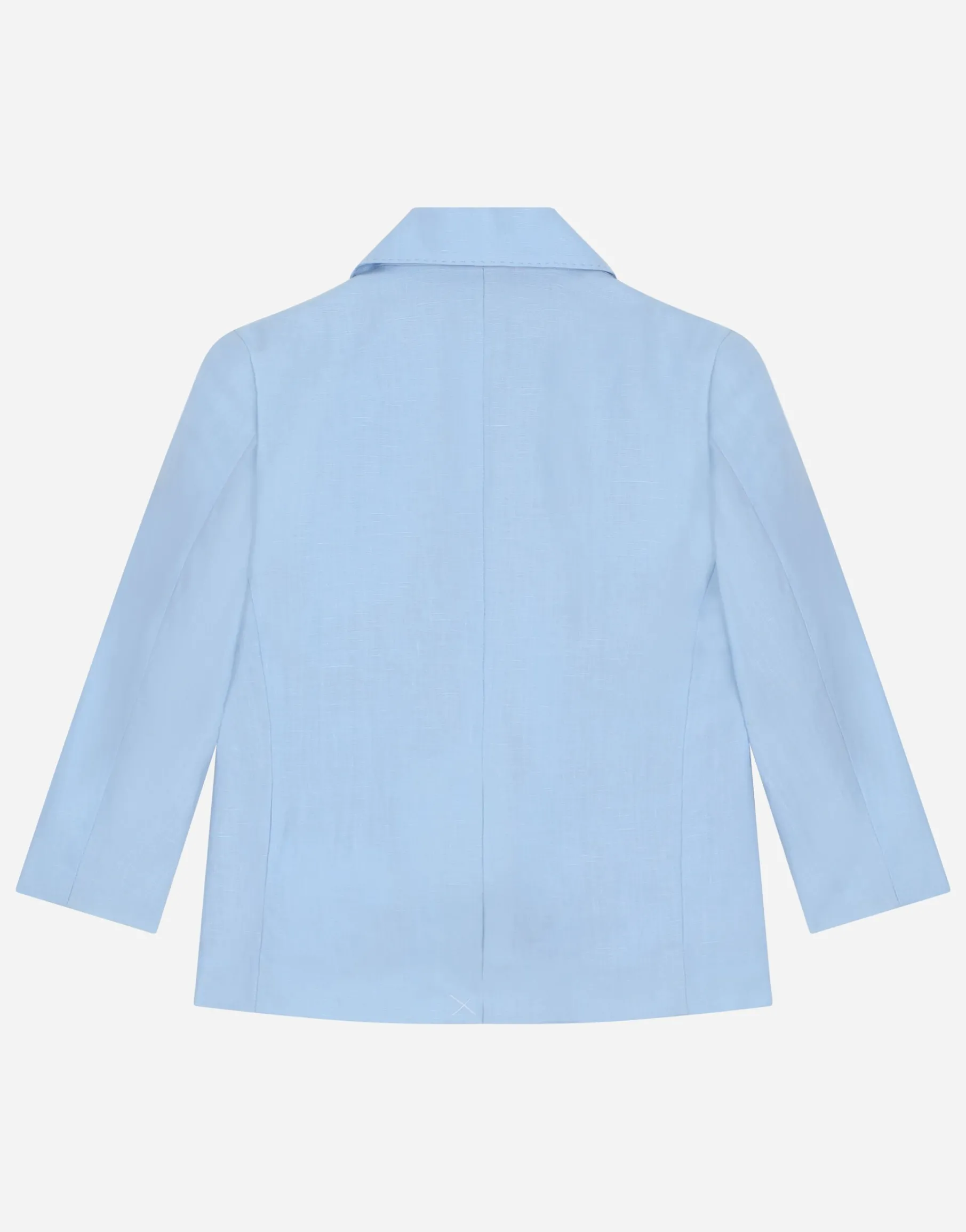 Linen single-breasted suit