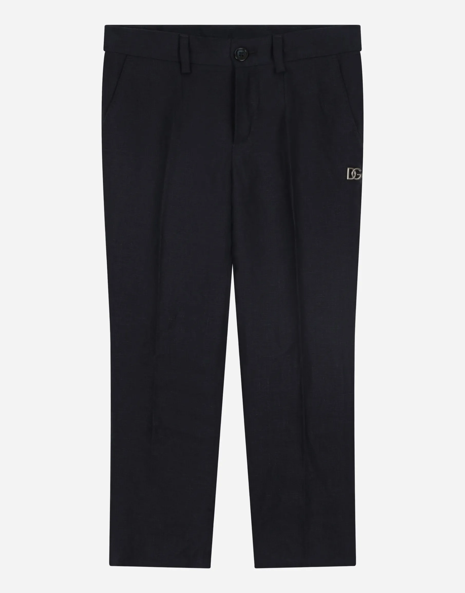Linen single-breasted suit