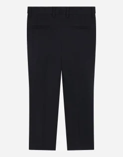 Linen single-breasted suit