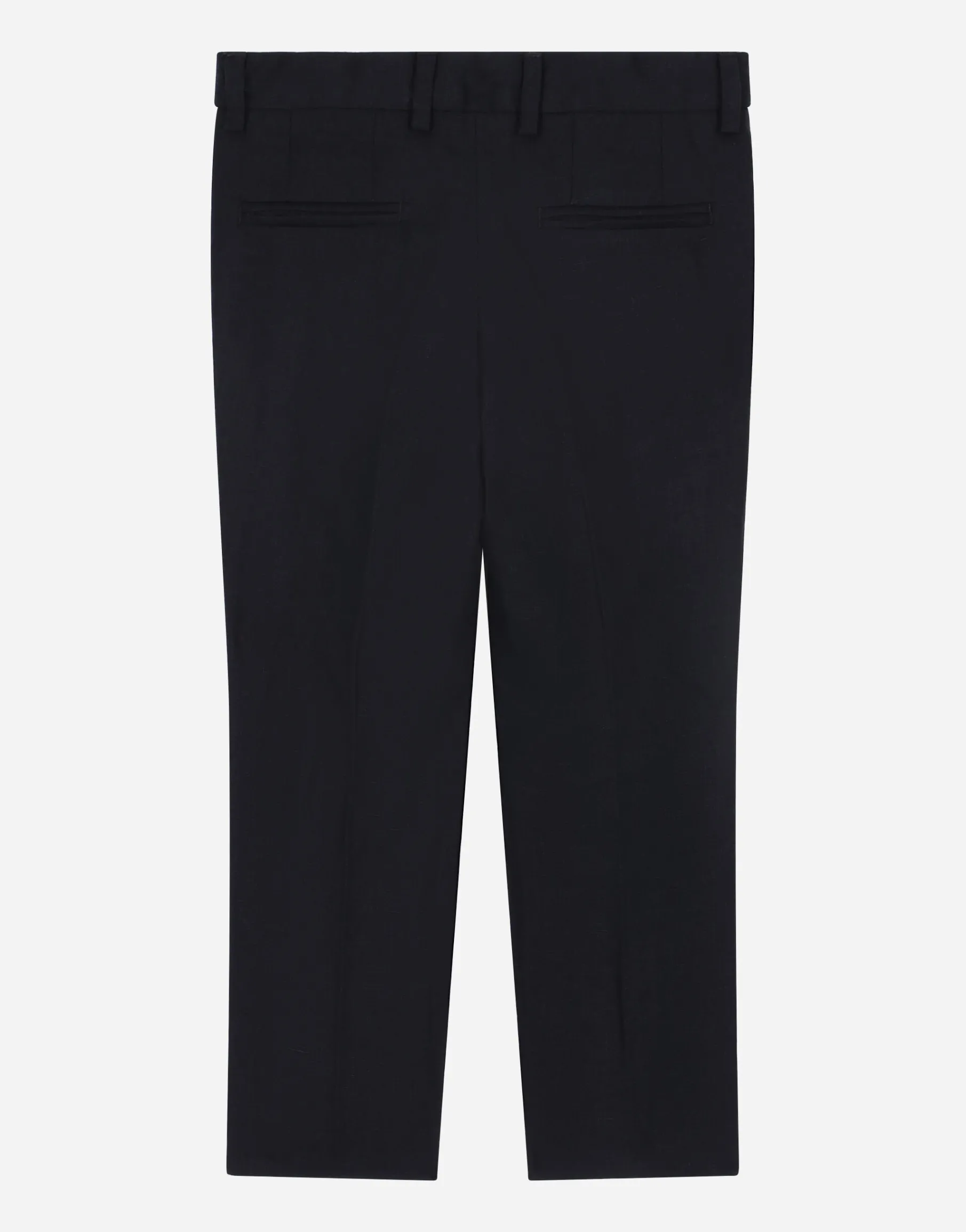 Linen single-breasted suit