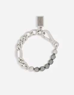 Link bracelet with pearls and DG logo