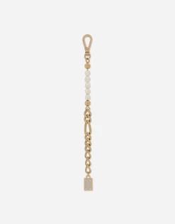Link bracelet with pearls