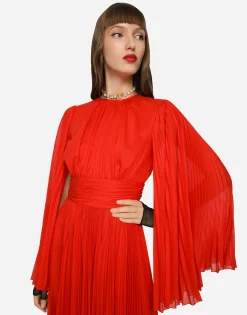Long chiffon dress