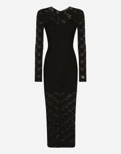 Long lace dress