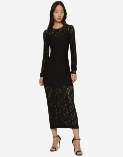 Long lace dress