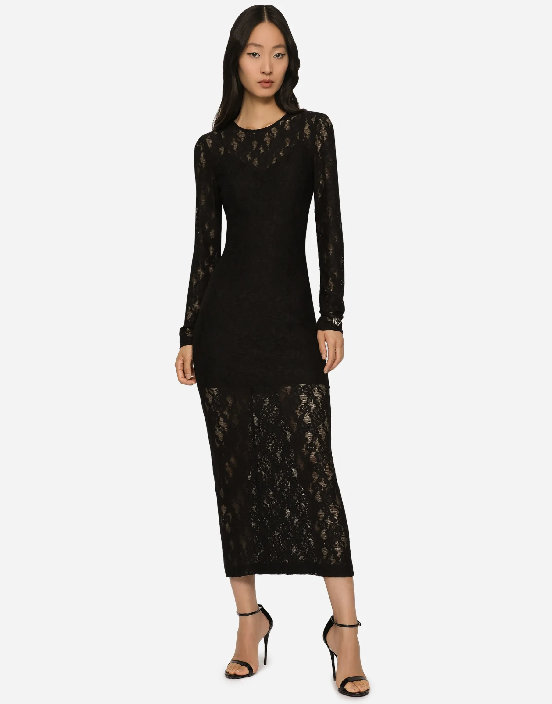 Long lace dress