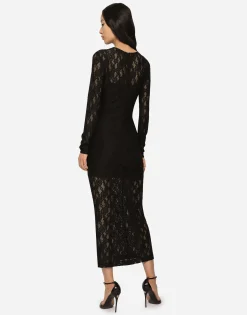 Long lace dress