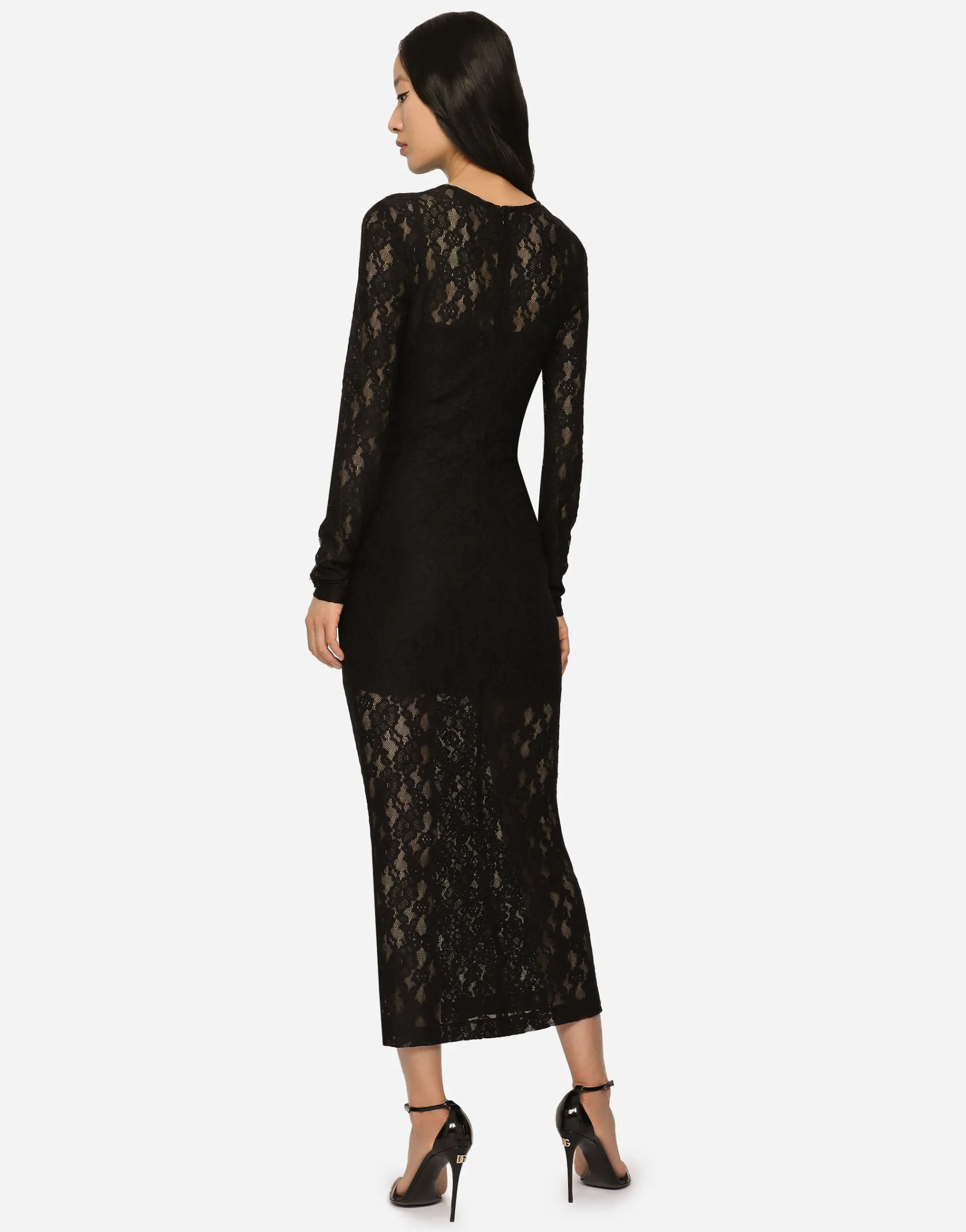 Long lace dress
