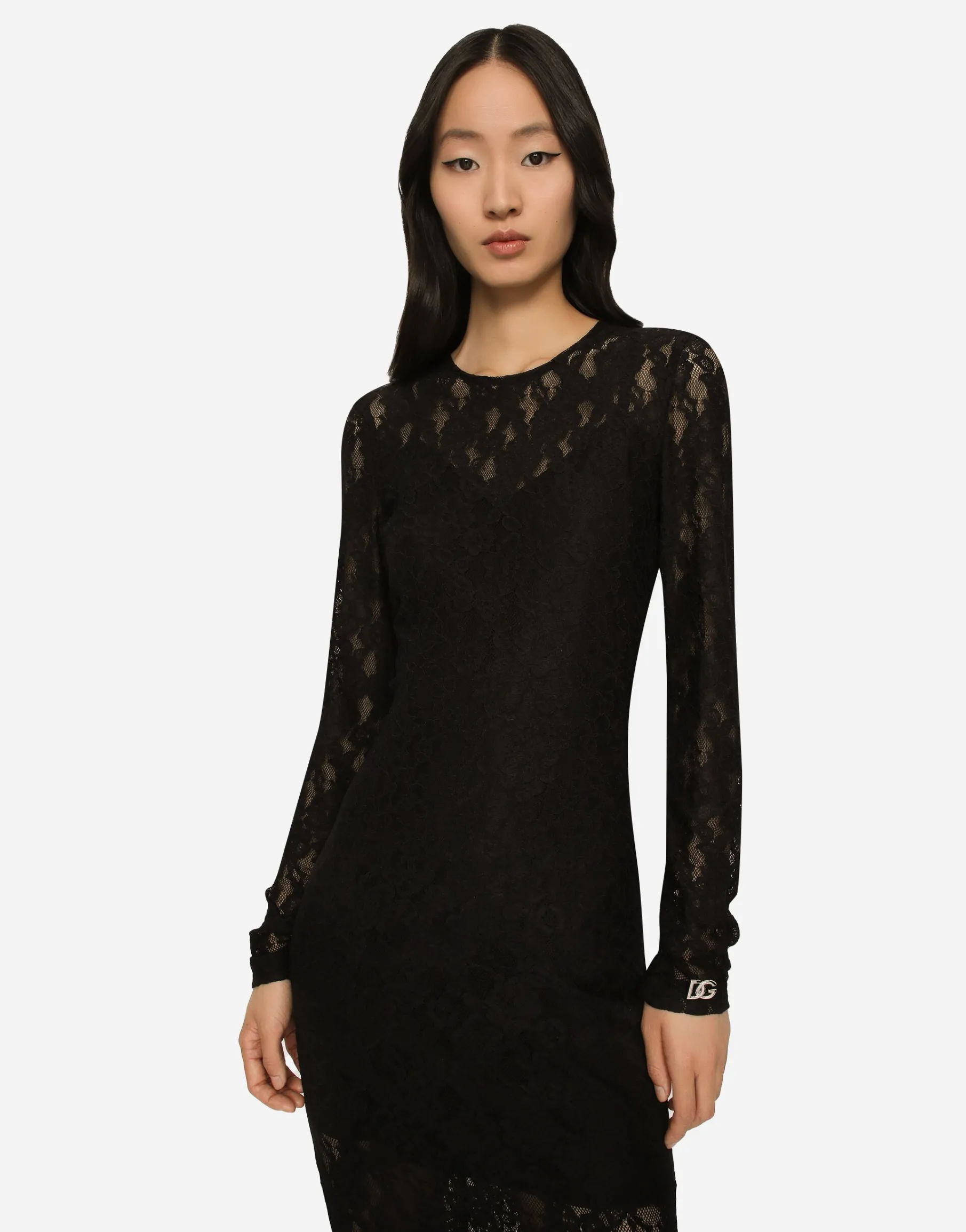 Long lace dress