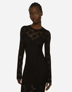 Long lace dress
