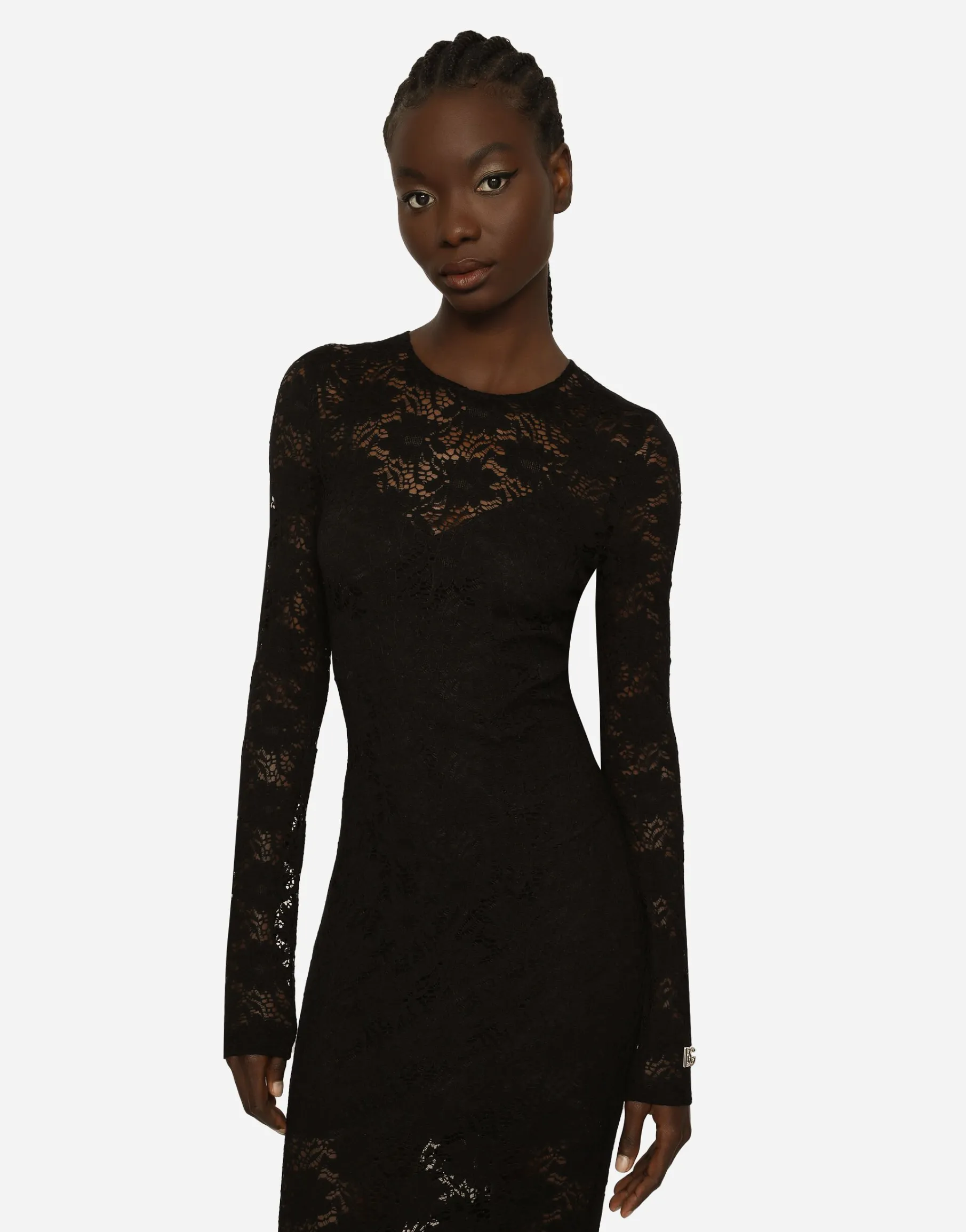 Long lace dress
