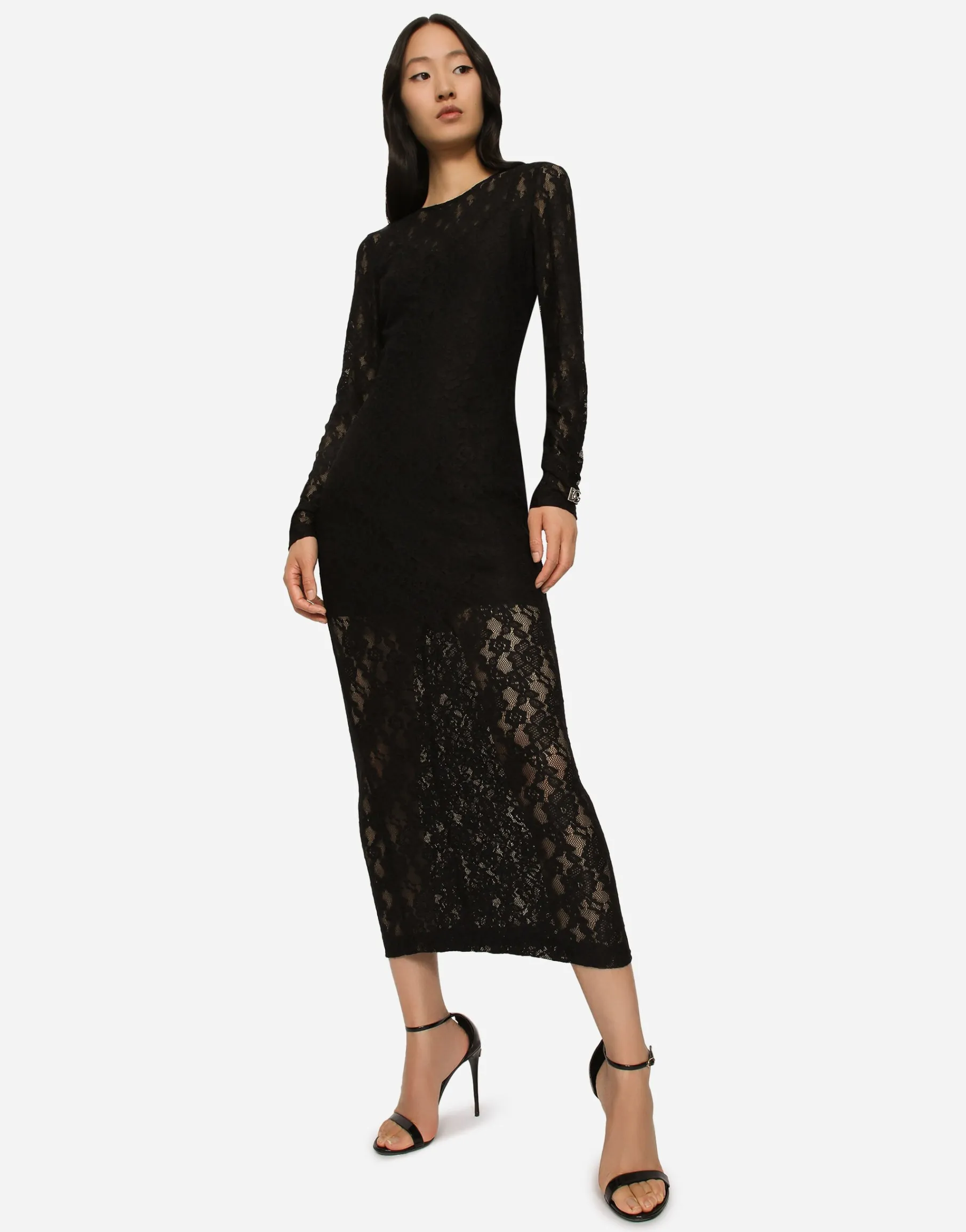 Long lace dress