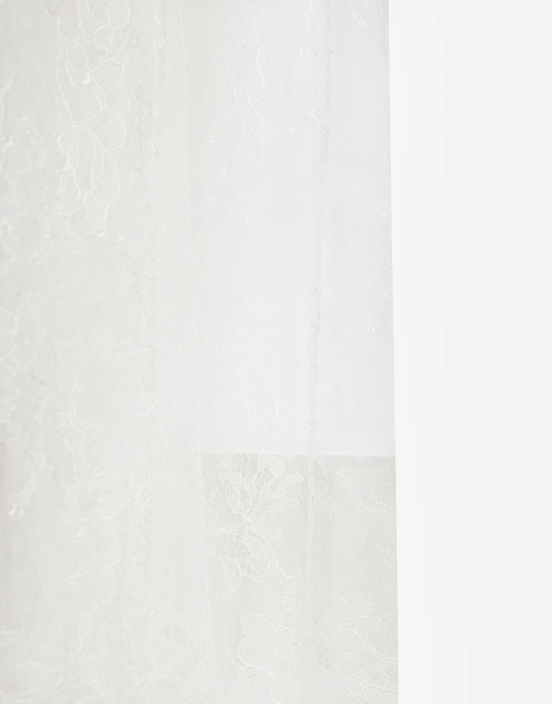 Long lace dress with corset detailing