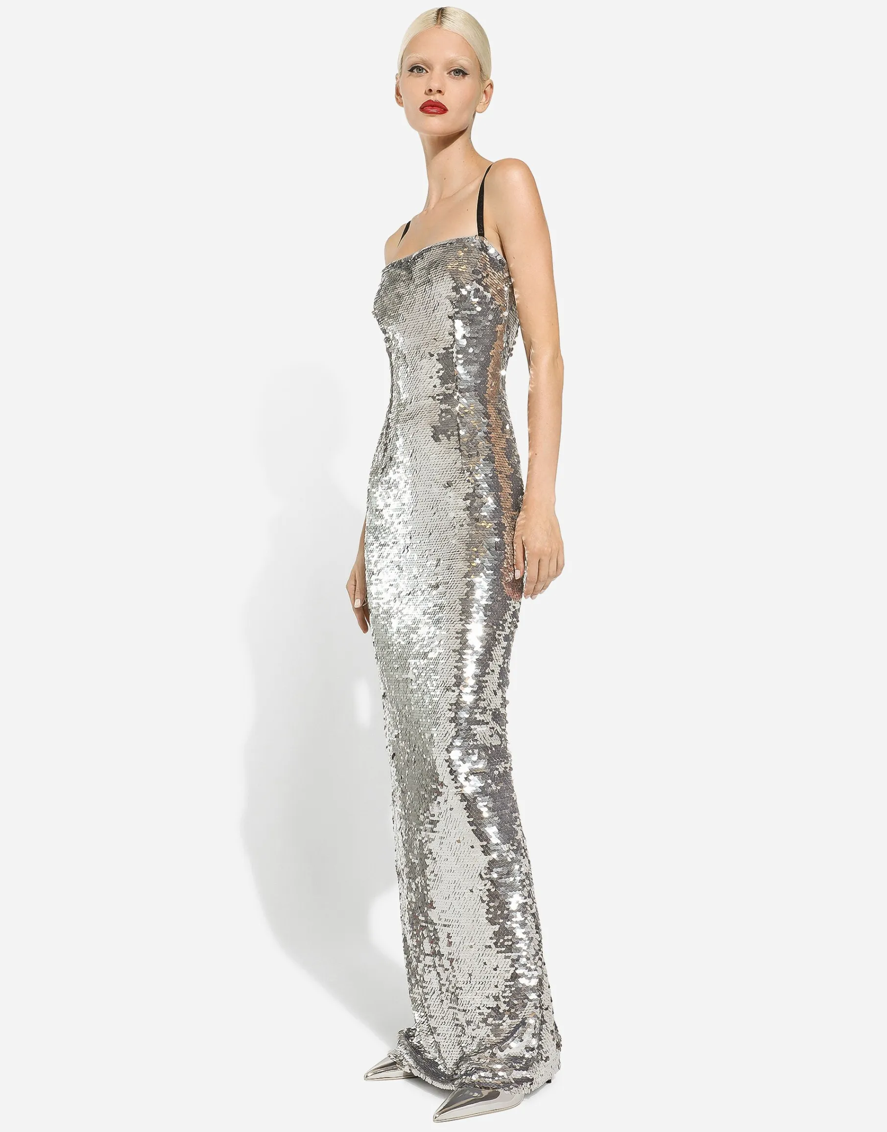 Long sequined dress
