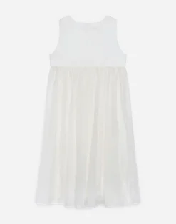 Long-sleeved galloon lace dress