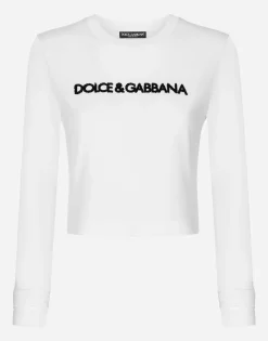 Long-sleeved T-shirt with Dolce&Gabbana logo