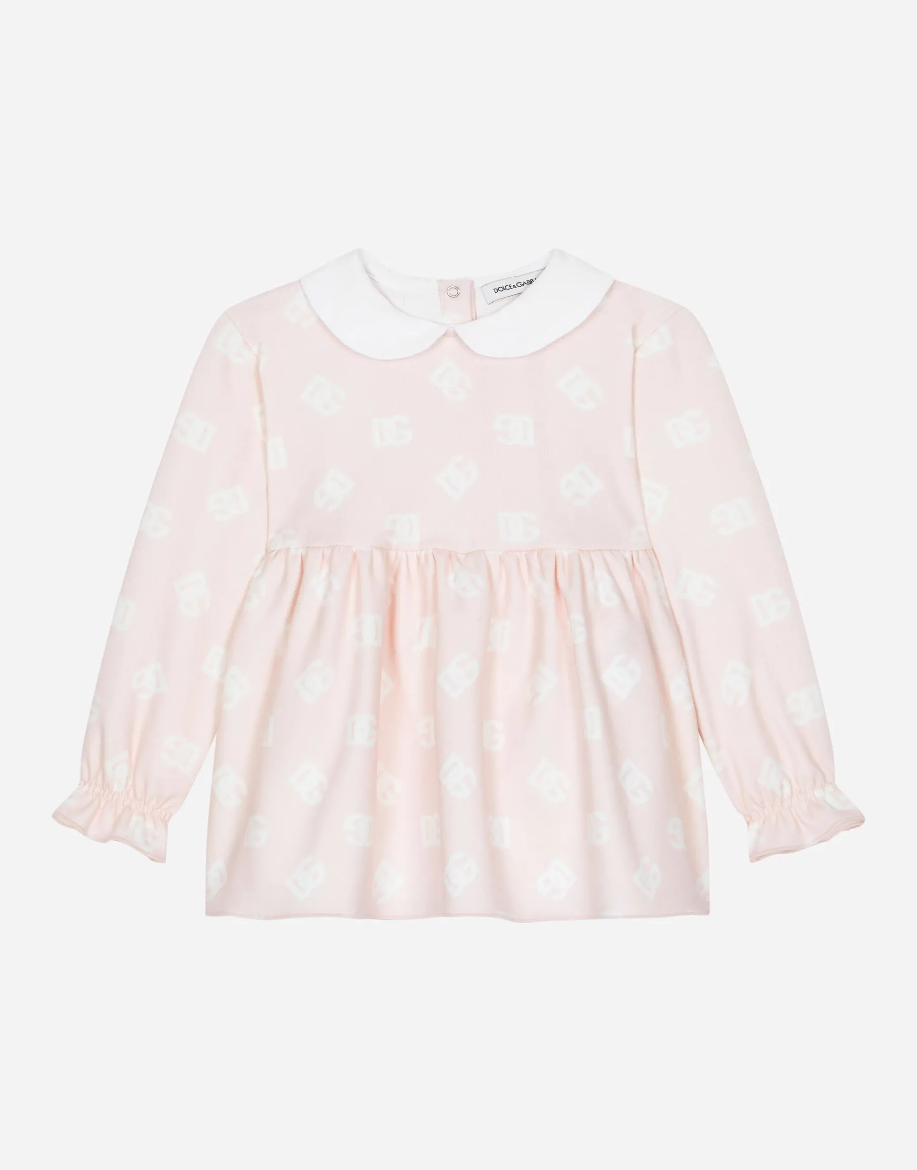 Long-sleeved T-shirt with DG logo print