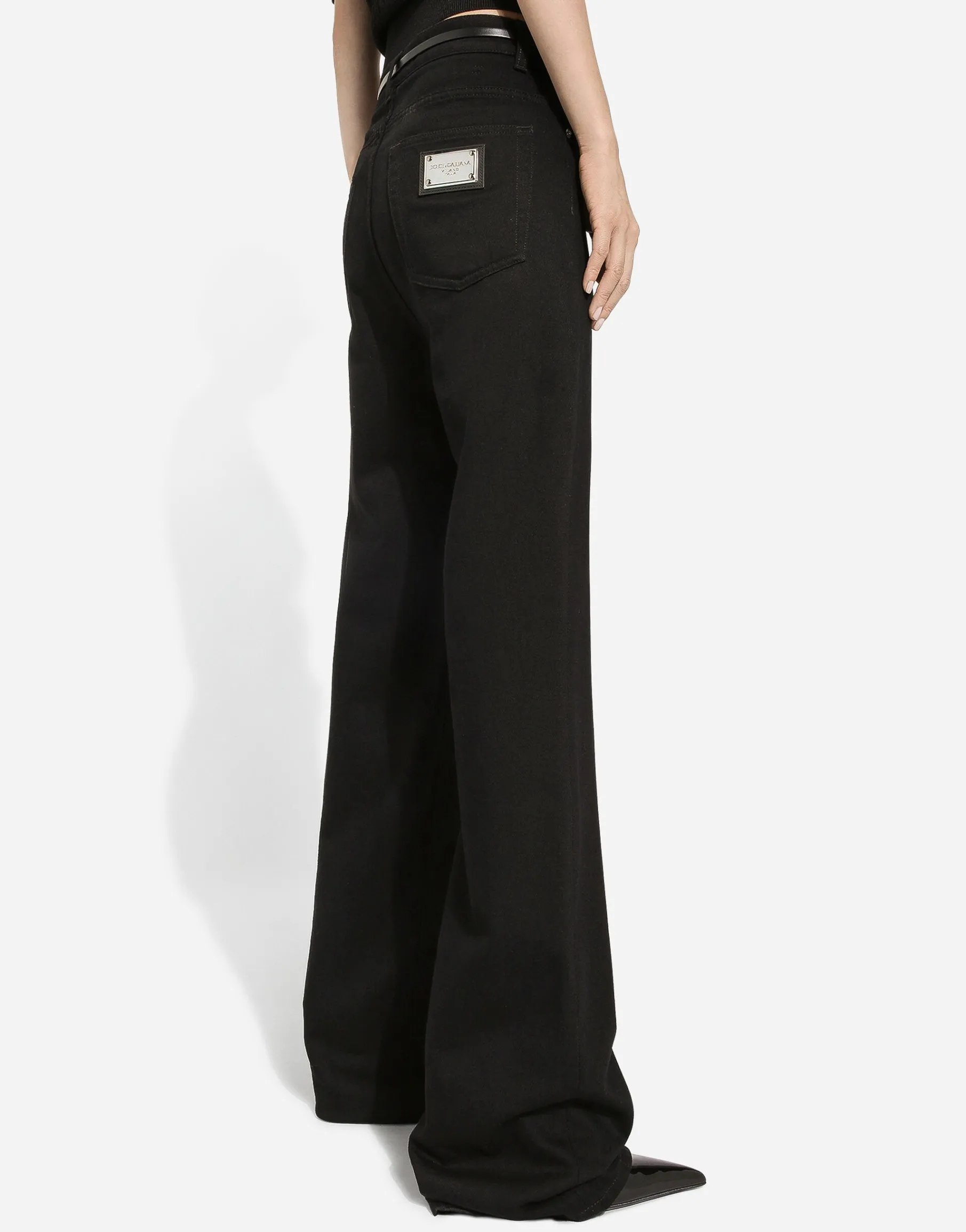 Loose denim jeans
