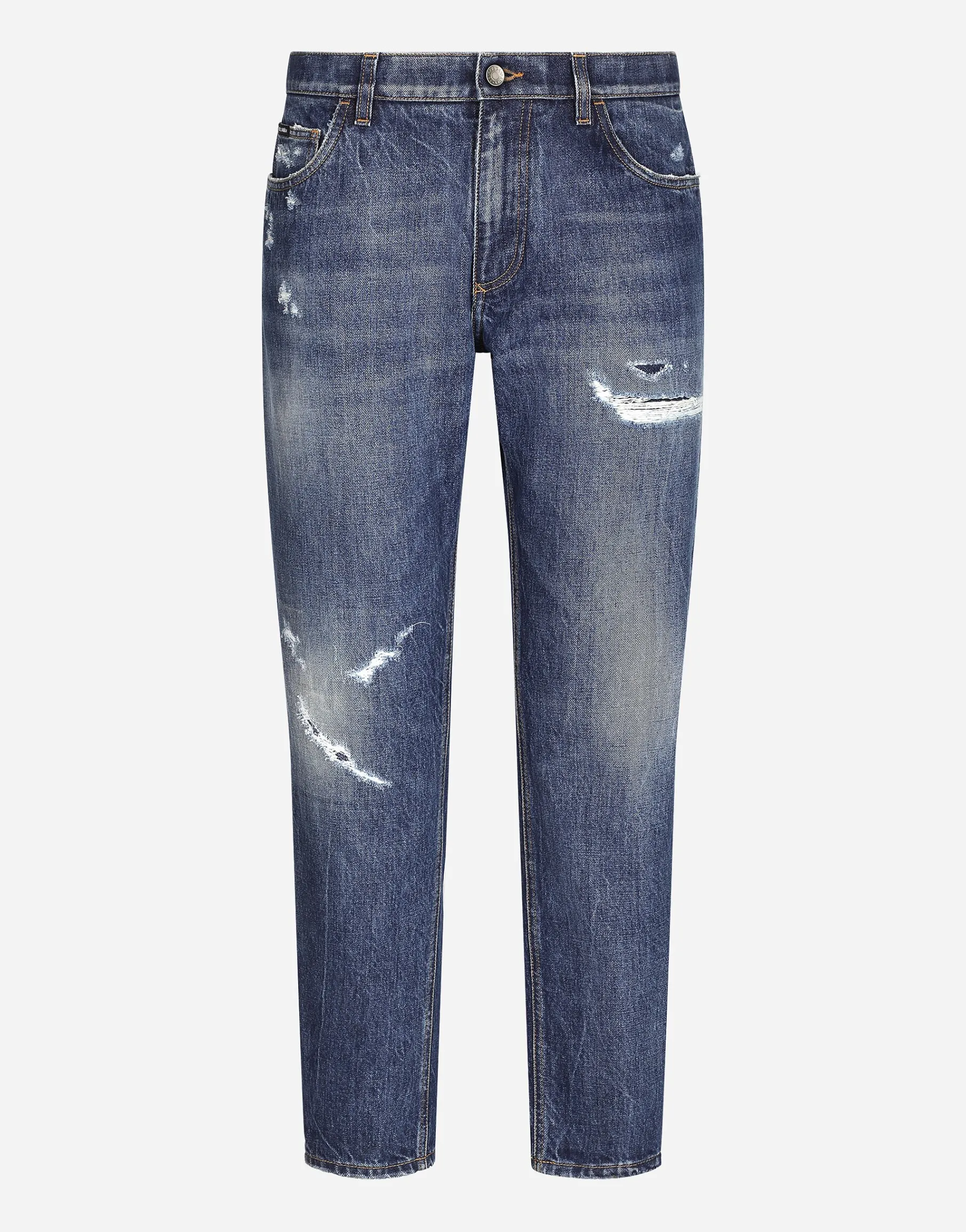 Loose stretch denim jeans