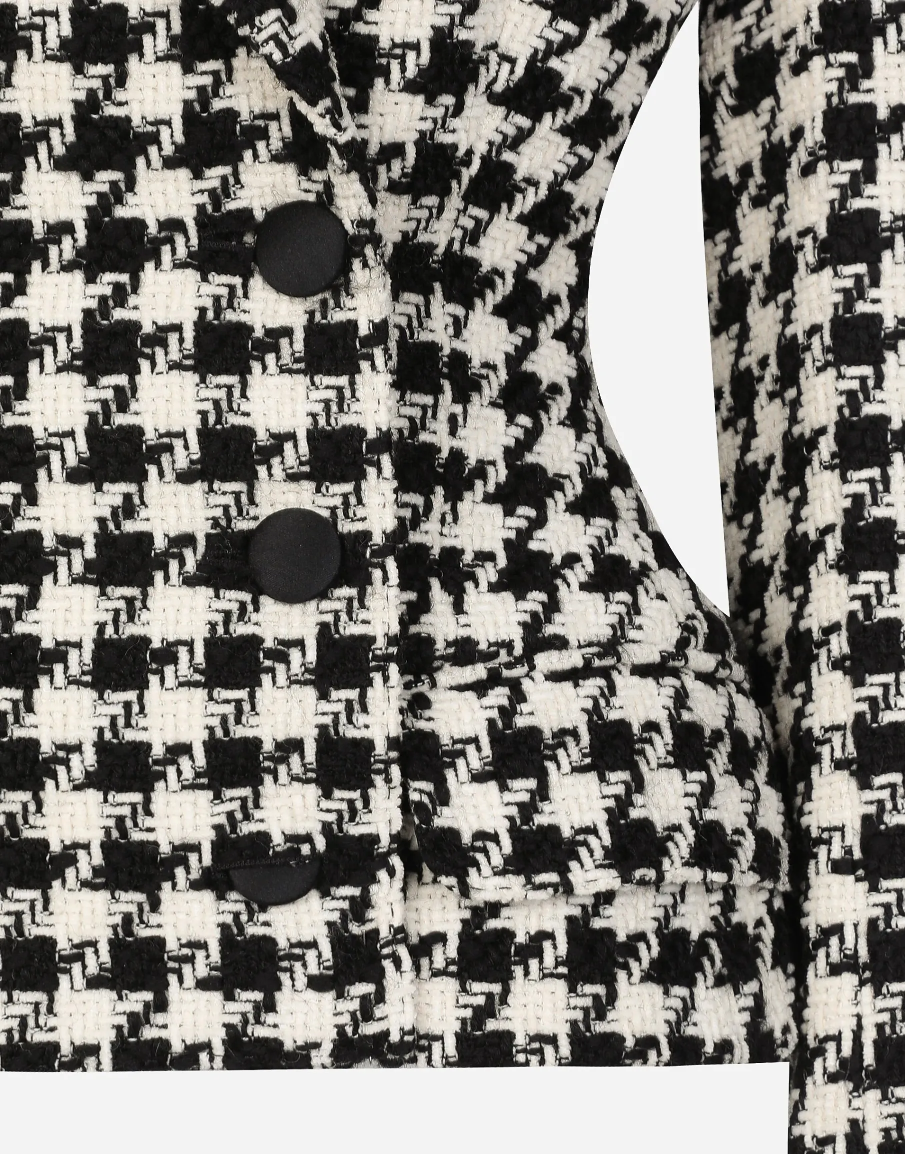 Macro-houndstooth Dolce jacket
