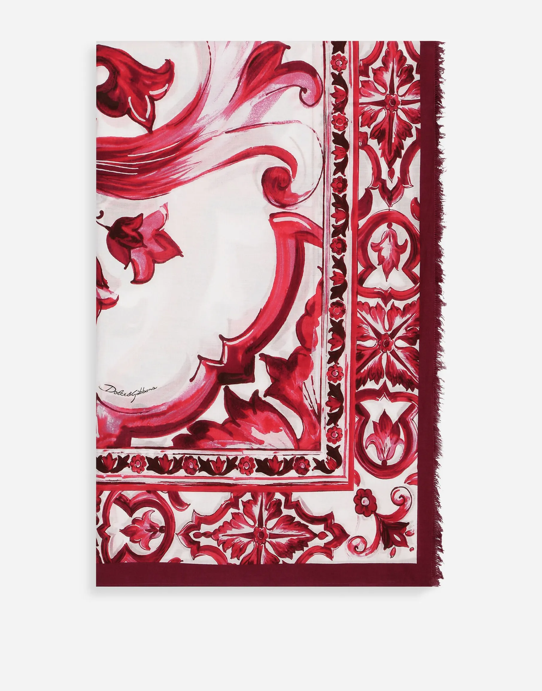 Majolica print batiste sarong (110 x 190)