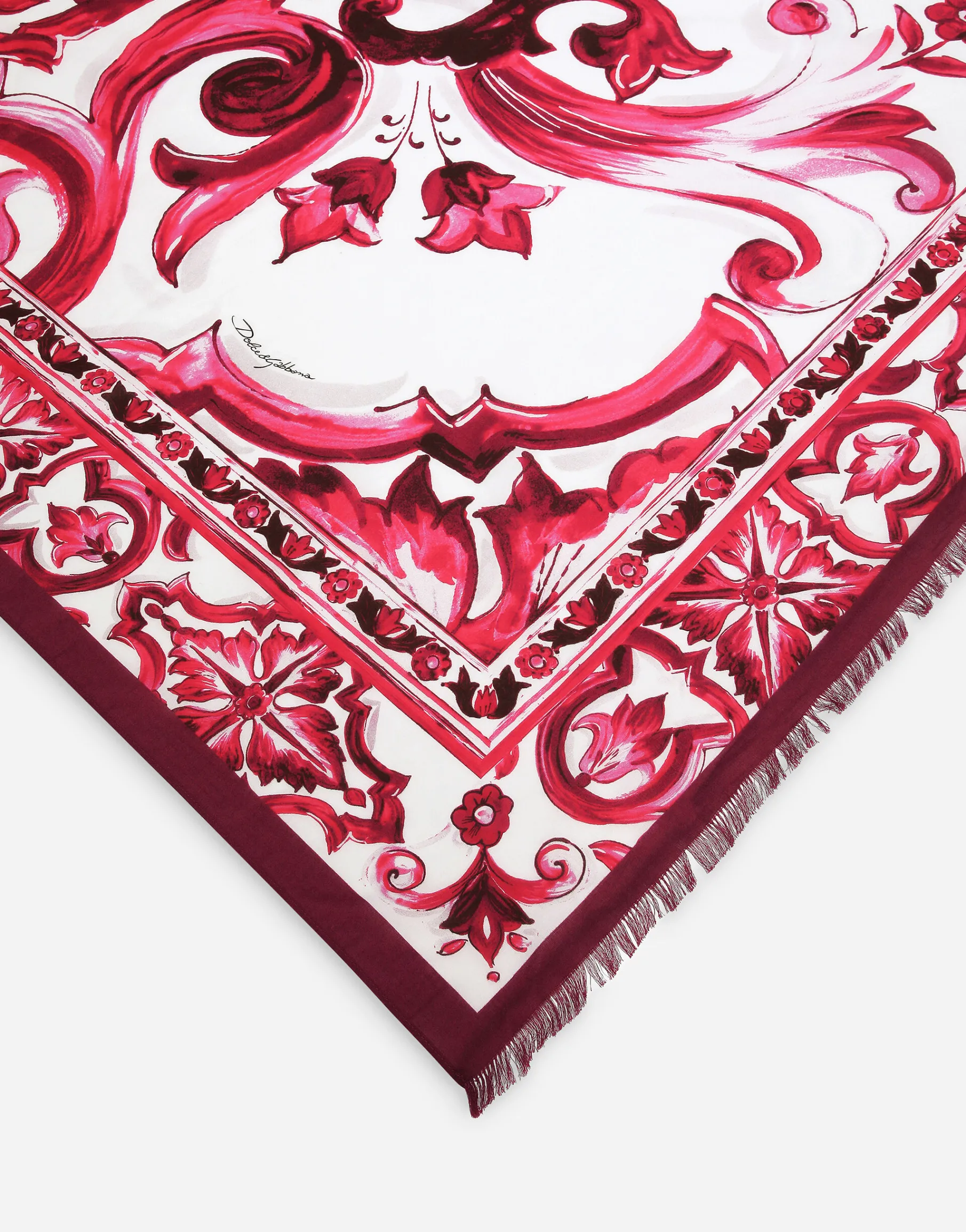 Majolica print batiste sarong (110 x 190)