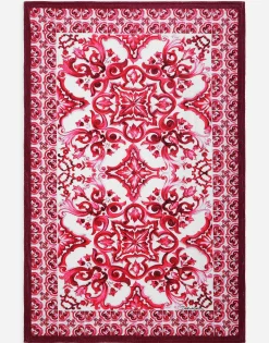 Majolica print terrycloth beach towel (114 x 185)
