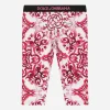 Majolica-print interlock leggings