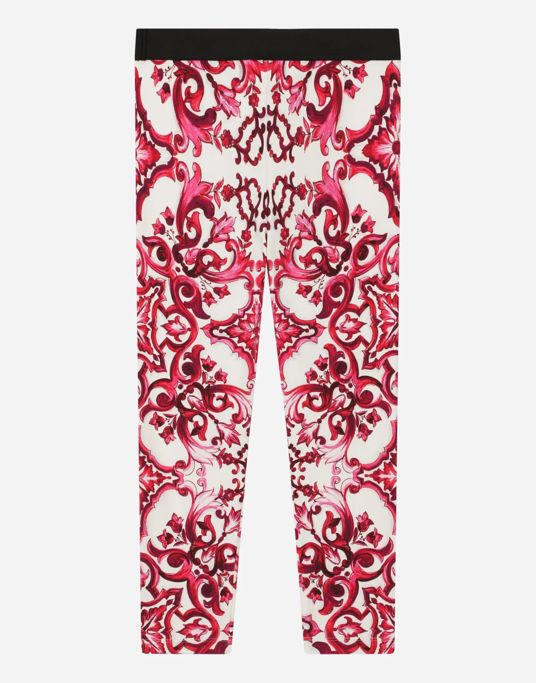 Majolica-print interlock leggings