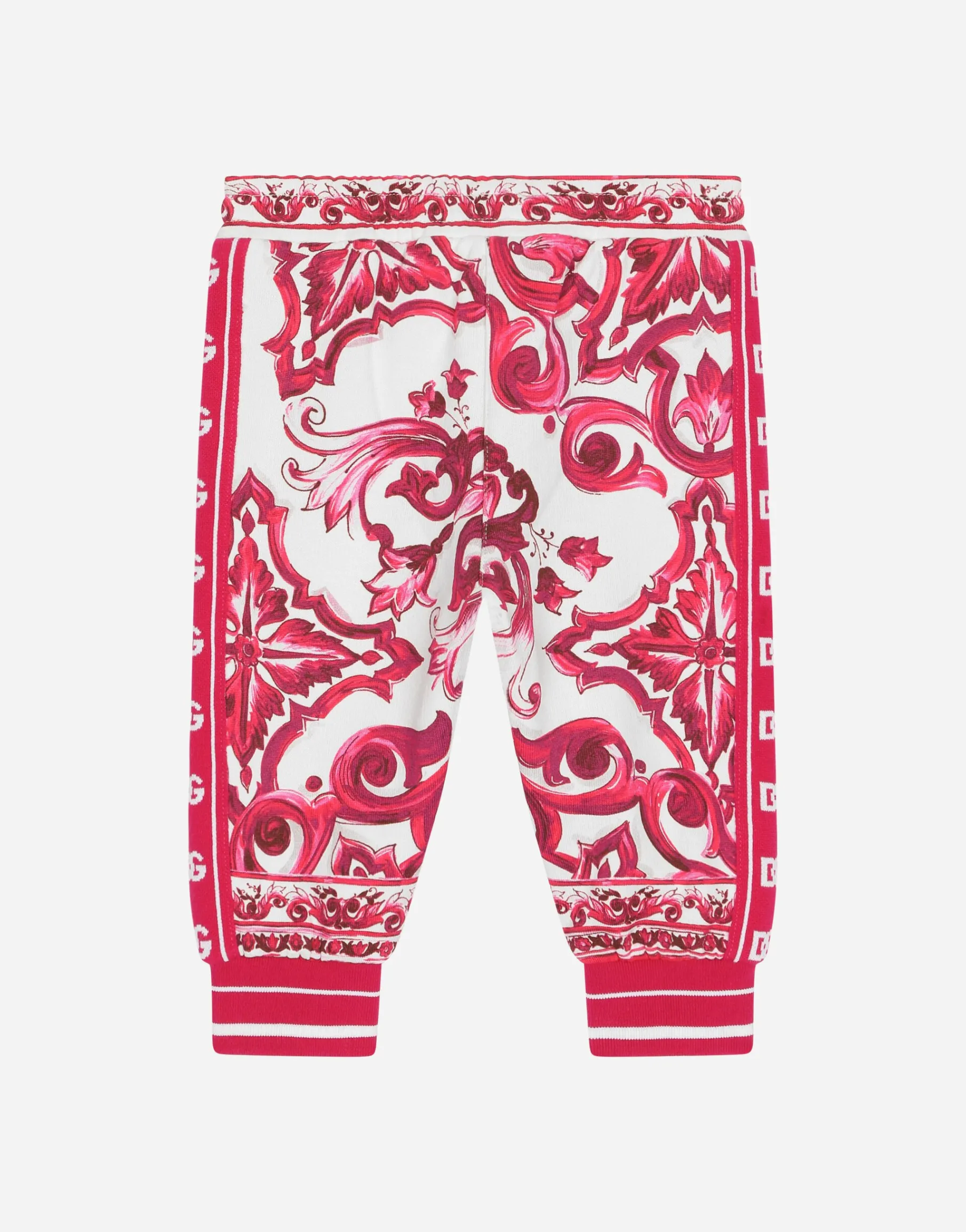Majolica-print jersey jogging pants