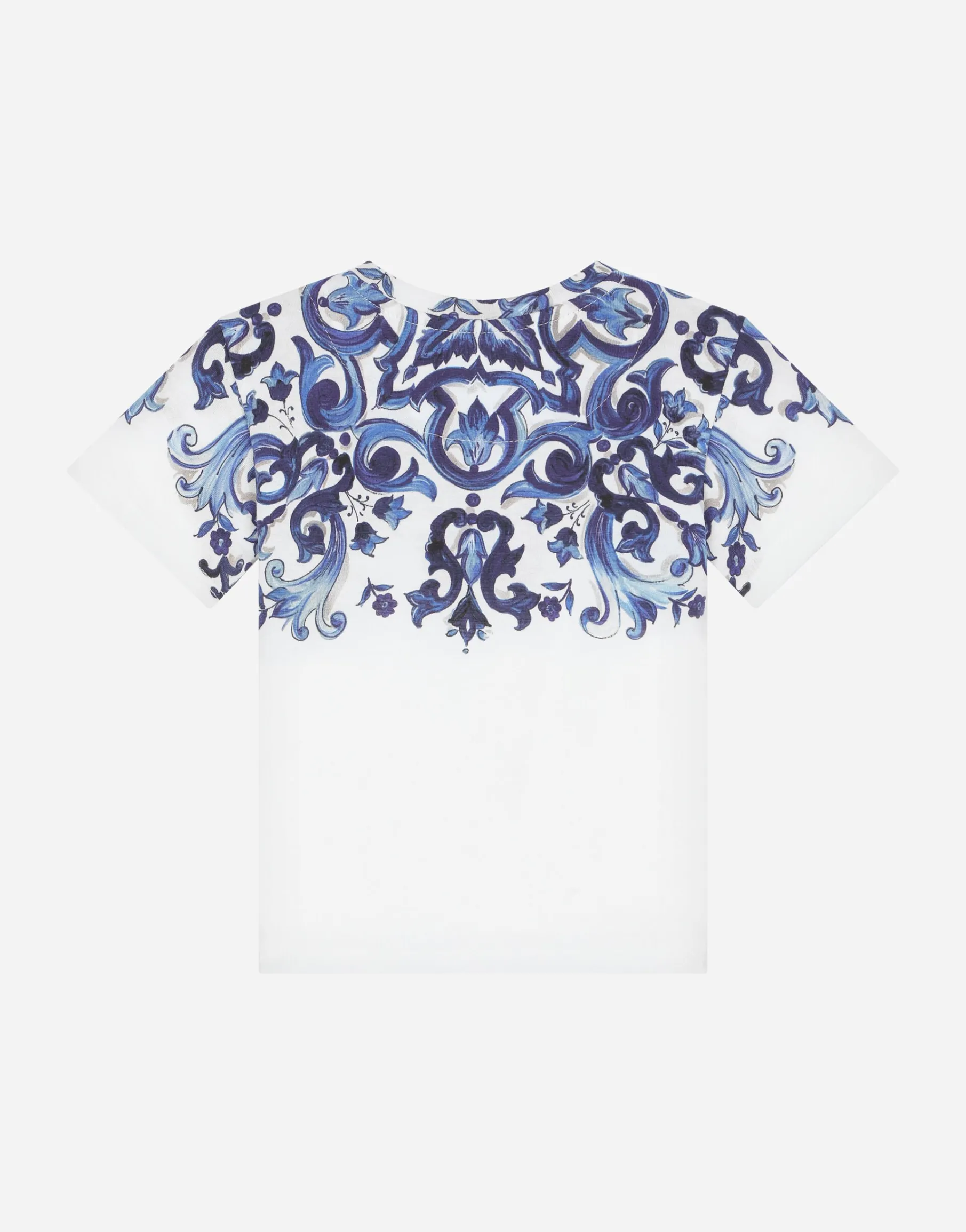 Majolica-print jersey T-shirt