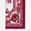 Majolica-print modal and cashmere square scarf (140 x 140)