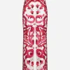 Majolica-print twill pants